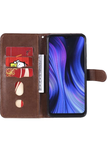 Xiaomi Redmi 9 Için Kılıf Koruyucu Kapak Fermuar Deri Kart Yuvası Tutucular (Yurt Dışından) indirimleri