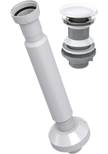 Pop Up Beyaz Seramik Sifon (220107) İz Yapı