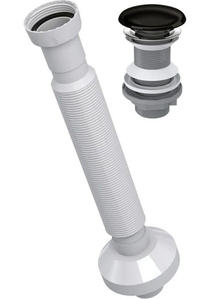 Pop Up Siyah Seramik Sifon (220109) Iz Yapı