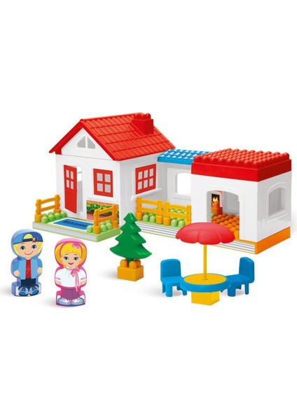 03135 Tek Katlı Ev Blokları 36 Parça -Dede