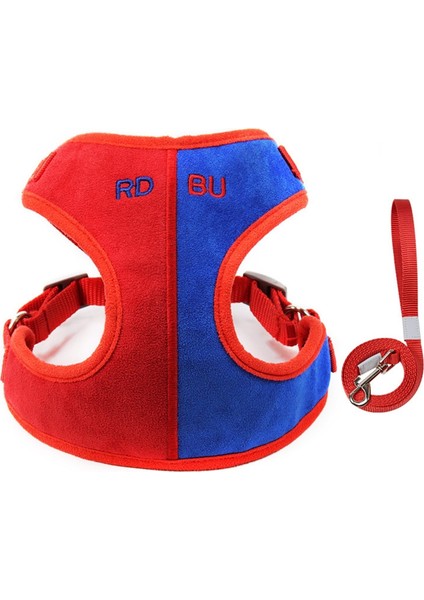 Oufeitongh Pet Göğüs Kayışları Renk Blok Kaçış Geçirmez Dış Mekan Kablo Demeti Çekiş Ipi Tasma Kedi Köpek Sarf Malzemeleri Yürüyüş Için (Yurt Dışından)