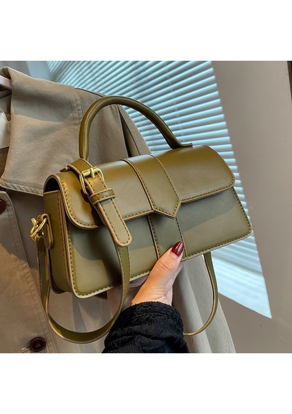 Niş Tasarım Kıdemli Doku 2024 Yeni Moda Bayanlar Yüz Sınıf Commuting Crossbody Çanta Çanta Küçük Kare Çanta (Yurt Dışından) fiyatları