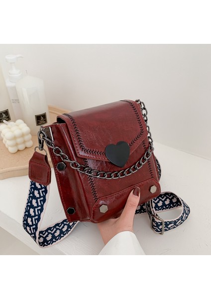 Küçük Çanta Kadın 2024 Yeni Gelgit Kore Yüzlerce Doku Crossbody Çanta Geniş Omuz Askısı Moda Omuz Küçük Kare Çanta (Yurt Dışından) fiyatları