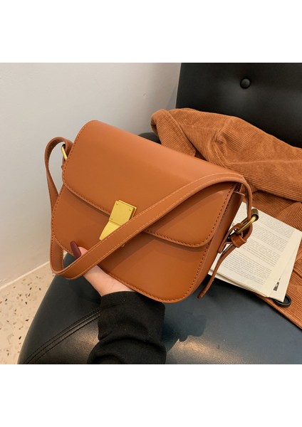 Sense Çanta Kadın 2024 Sonbahar ve Kış Yeni Moda Basit Crossbody Çanta Çok Yönlü Retro Omuz Koltuk Altı Küçük Kare Çanta (Yurt Dışından) fırsatları
