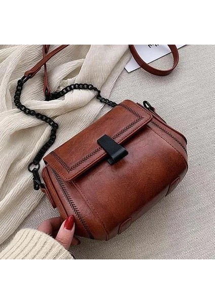 Anlamda Küçük Çanta Kadın 2024 Yeni Gelgit Omuz Crossbody Çanta Moda Yüzlerce Net Kış Bayan Zincir Çanta (Yurt Dışından) modelleri