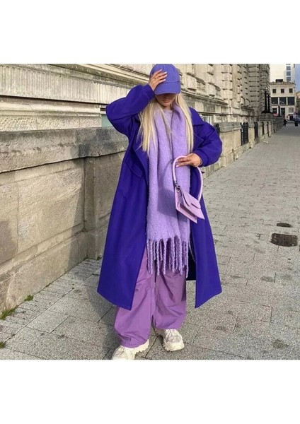 Kış Korkunç Kadınlar Luxur Kış Kashmere Korkunç Soğuk Shawl Clic Teller Uçak Soğuk Renk Soğuk Shawl (Yurt Dışından)