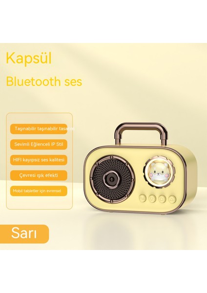 Sudo Yeni Mikrofon Bluetooth Konuştuğu Evin Küçük Karaoke Konuştuğu Taşınabilir El Sahibi Kabilik Bluetooth Konuştuğu (Yurt Dışından)