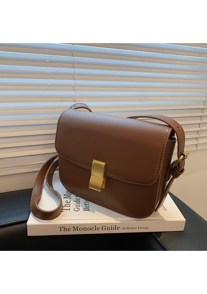 Sense Çanta Kadın 2024 Sonbahar ve Kış Yeni Moda Basit Crossbody Çanta Çok Yönlü Retro Omuz Koltuk Altı Küçük Kare Çanta (Yurt Dışından) modelleri