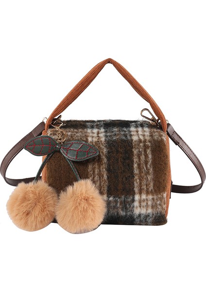 Niş Tüvit Küçük Çanta Kadın 2024 Sonbahar ve Kış Yeni Banliyö Omuz Crossbody Çanta Yastık Çanta El Taşıma Küçük Çanta Kadın (Yurt Dışından) fiyatları