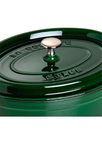 La Cocotte Oval Döküm Tencere Fesleğen Yeşili 29Cm fırsatları