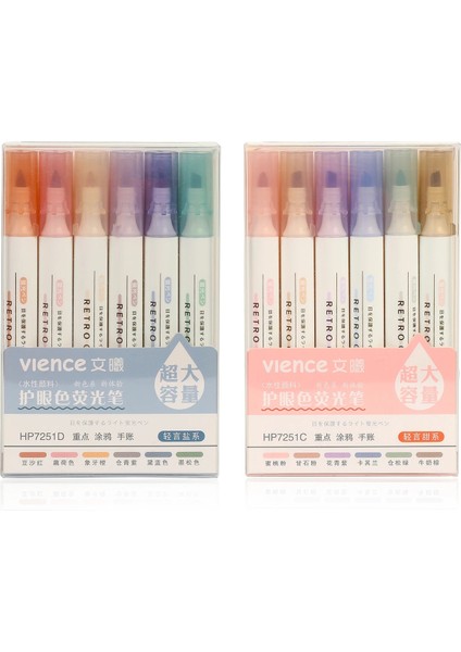 HP7251C HP7251D Stili Et Sevimli Morandi Fosforlu Kalem Yüksek Li Yaratıcılık Floresan Kalem Günlük Kalemler Marker Kalem Sanat Malzemeleri (Yurt Dışından)