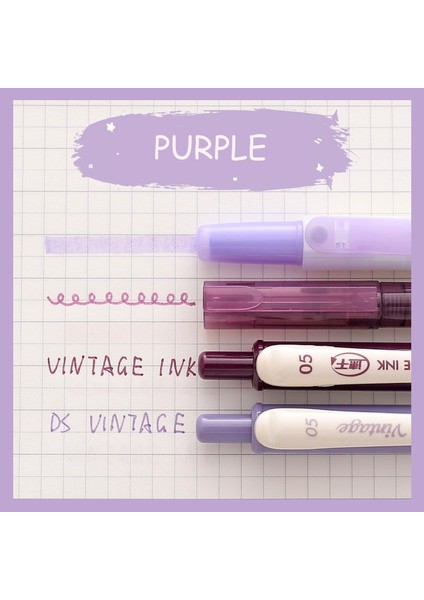 Mor Tarzı Skysonıc Yeni Varış Ack Morandolor Serisi Renkli Jel Kalem Dıy Grafiti Cetvel Kalemi Işaretleyici Kalem Okul Kırtasiye (Yurt Dışından)