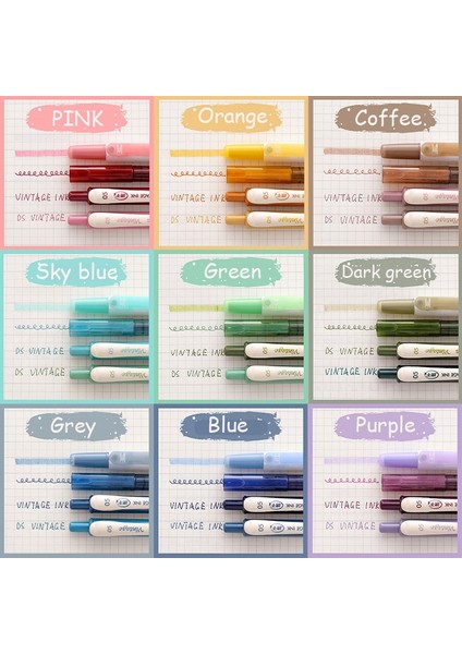 Mor Tarzı Skysonıc Yeni Varış Ack Morandolor Serisi Renkli Jel Kalem Dıy Grafiti Cetvel Kalemi Işaretleyici Kalem Okul Kırtasiye (Yurt Dışından) fiyatları