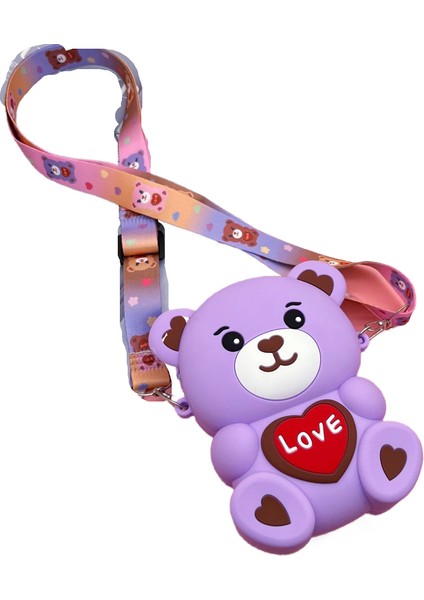 Silikon Karikatür Sikke Çanta Crossbody Çanta (Yurt Dışından)