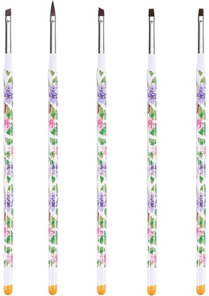 Set 7 Stili Lld Naylon Saç Ahşap Saplı Suluboya Boya Fırçası Kalem Seti Öğrenmek Için Diy Yağlı Akrilik Boyama Sanat Boya Fırçaları Malzemeleri (Yurt Dışından)