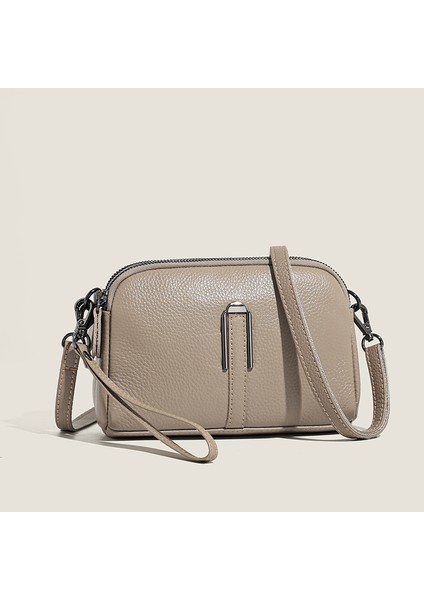 Hakiki Deri Baş Katman Sığır Derisi Kadın Çantası 2024 Yeni Moda Yüz Patlama Modelleri Orta Yaşlı Bayan Anne Omuz Crossbody Çanta (Yurt Dışından)