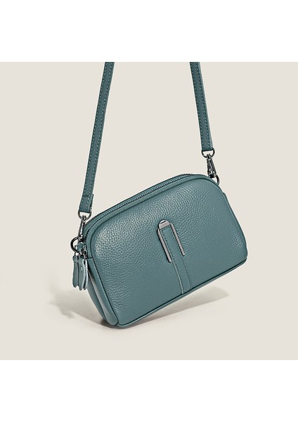Hakiki Deri Baş Katman Sığır Derisi Kadın Çantası 2024 Yeni Moda Yüz Patlama Modelleri Orta Yaşlı Bayan Anne Omuz Crossbody Çanta (Yurt Dışından) modelleri