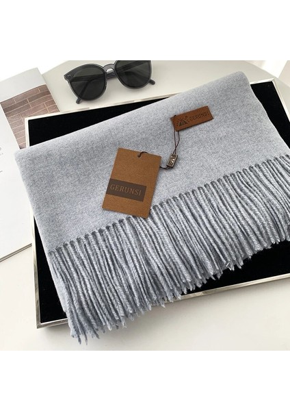 Yeni 20 Renk Kadın Kış Şarf Modası Kadın Şarf Şafleri Kış Duygusu Güçlü Renk Kış Hijab Gift (Yurt Dışından)