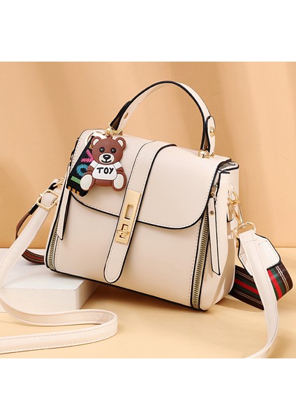 Kadın Çantaları 2024 Sonbahar ve Kış Yeni Net Kırmızı Moda Küçük Kare Çanta Zincir El Omuz Crossbody Gelgit (Yurt Dışından)