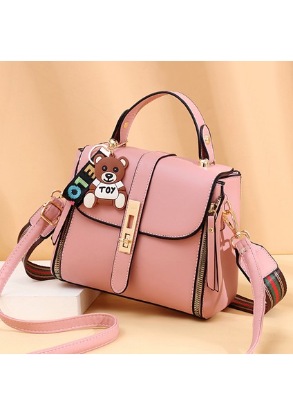Kadın Çantaları 2024 Sonbahar ve Kış Yeni Net Kırmızı Moda Küçük Kare Çanta Zincir El Omuz Crossbody Gelgit (Yurt Dışından) fırsatları