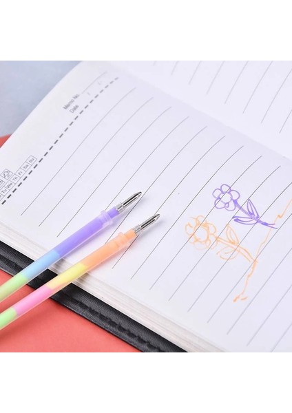 D 2 Adet Tarzı Et Jel Kalem Seti Glitter Jel Kalemler Okul Ofis Yetişkinler Için Boyama Kitabı Dergiler Çizim Doodling Sanat Işaretleyiciler Promosyon Kalem (Yurt Dışından) indirimleri