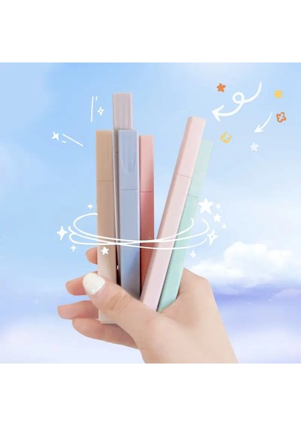 Tatlı Serisi Tarzı Morandi Fosforlu Kalem Seti Pastel Işaretleyiciler Penne Kawaii Textmarker Floresan Marcatextos Renk Peool Malzemeleri (Yurt Dışından) fırsatları