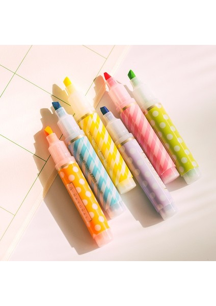 Ellen Brook Ute Kawaii Şeker Fosforlu Kalem Yaratıcı Çocuklar Için Güzel Karikatür Kore Kırtasiye Okul Ofis Malzemeleri Hediye (Yurt Dışından) fırsatları