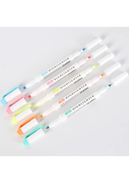 10 Renk-B Tarzı Renkler Çift Başlı Floresan Kalem Yaratıcı Fosforlu Kalemler Sanat Marker Peool Malzemeleri Sevimli Kawaii Kırtasiye (Yurt Dışından) fırsatları