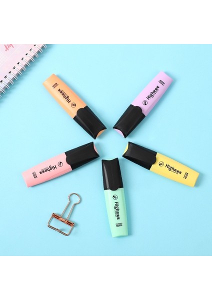 Huangse Tarzı Olors Sevimli Mini Fosforlu Eğik Işaretleyici Kalem Çocuklar Grafiti Işaretleyici Kalem Kawaii Joural Işaretleyici Öğrenci Kırtasiye Malzemeleri (Yurt Dışından) modelleri