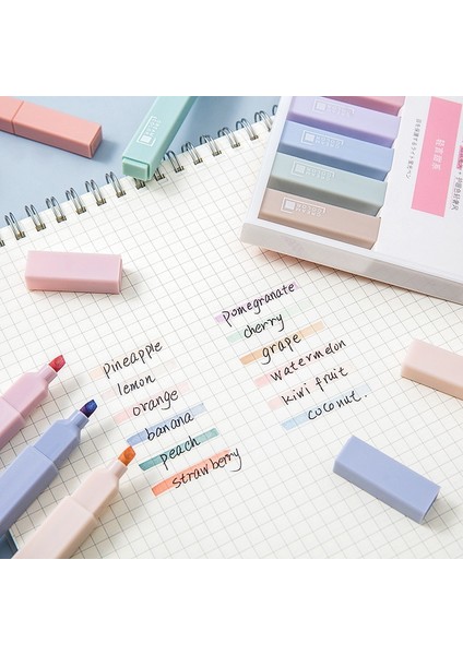 C Stili Pastel Fosforlu Kalem Seti Yetişkinler ve Çocuklar Için Keski Ucu Marker Kalem Büyük Mürekkep Milliners Okul Ofis Malzemeleri Kırtasiye (Yurt Dışından) modelleri