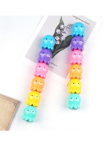 Renkli Ahtapot Fosforlu Ucu Marker Kalemler Pastel Renkler Çocuklar Için Bebekler Çocuklar Noel Doğum Günü Yaratıcı Hediyeler (Yurt Dışından) fiyatları