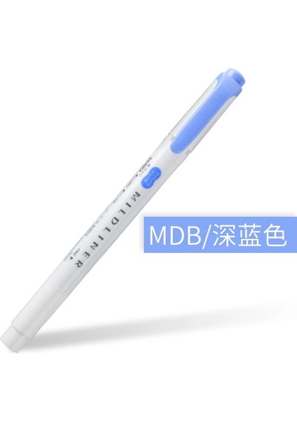 Mdb Derin Mavi Stili Zebra Wkt7 Mıldlıner Fosforlu Kalemler Pastel Renkler Metin Işaretleyiciler Odak Kalemi Japon Öğrenci Kırtasiye (Yurt Dışından)