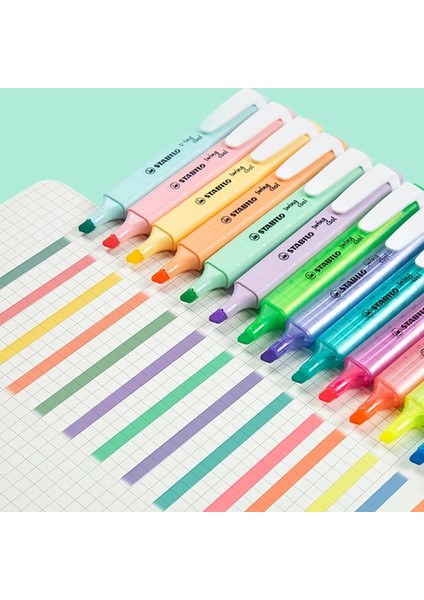 6 Adet Macaron Renkleri Stili Stabilo Swing Serin Fosforlu Kalemler Graffiti Yazma Çizim Ofis ve Öğrenci Malzemeleri Için Mark Pastel Renkler (Yurt Dışından) fiyatları