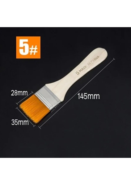 No.5 Tarzı Naylon Saç Boyama Fırçası Yağ Suluboya Su Tozu Propilen Akrilik Farklı Boyutlu Boya Fırçaları Okul Sanat Kaynağı (Yurt Dışından) fiyatları