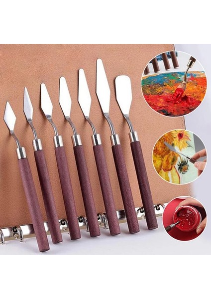 1 Numaralı Stil Yağlıboya Spatula Paslanmaz Çelik Yağlıboya Bıçakları Sanatçı El Sanatları Yağlıboya Karıştırma Spatula Kazıyıcı Sanat Araçları (Yurt Dışından)