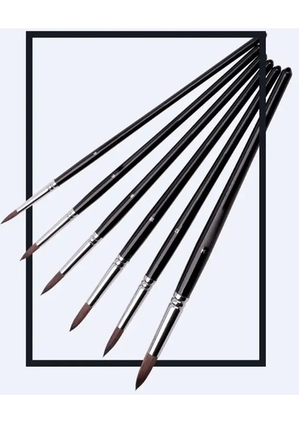 Sincap Saç Siyah Çubuk Mum Işığı Tipi Suluboya Fırçası Fırça Yuvarlak Kafa Guaj Yağlıboya Akrilik Kalem Su Deposu Capac (Yurt Dışından) modelleri