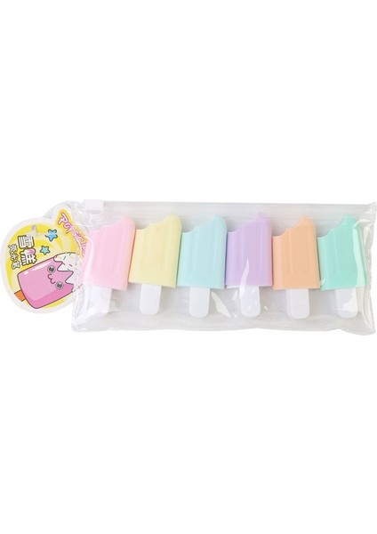 K Tarzı Ute Mini Fosforlu Kalem Güzel Karikatür Boya Marker Kalem Okul Ofis Ofis Kırtasiye Tedarik Kapsül Vitamin Kawaii Komik (Yurt Dışından)