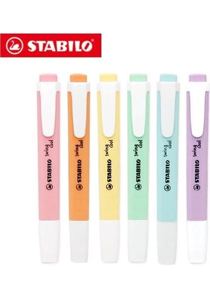 Yeşil 1 Adet Tarzı Stabılo Yeni 275 Fosforlu Kalemler Pastel Işaretleyiciler Kuğu Salıncak 6 Renkler Tek Metin Odak Işaretleme Kalemleri Okul Ofis Için 1 Adet (Yurt Dışından) fiyatları