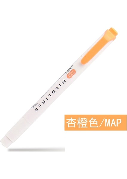 Harita Kayısı Portakal Stili Zebra Wkt7 Mıldlıner Fosforlu Kalemler Pastel Renkler Metin Işaretleyiciler Odak Kalemi Japon Öğrenci Kırtasiye (Yurt Dışından)