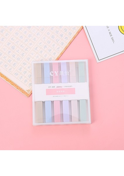Stil B Stili Et Fosforlu Kalemler Kawaii Şeker Renk Manga Işaretleyiciler Midliner Pastel Fosforlu Kalem Seti Okul Öğrenci Kırtasiye (Yurt Dışından)