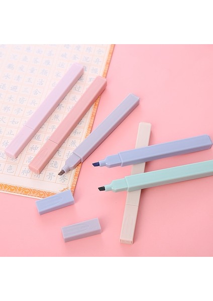 Stil B Stili Et Fosforlu Kalemler Kawaii Şeker Renk Manga Işaretleyiciler Midliner Pastel Fosforlu Kalem Seti Okul Öğrenci Kırtasiye (Yurt Dışından) fırsatları