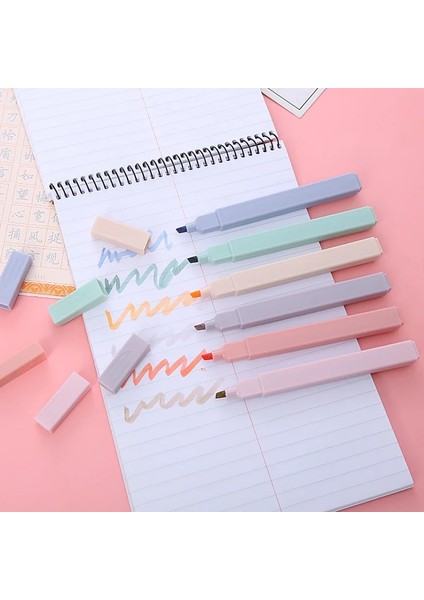 Stil B Stili Et Fosforlu Kalemler Kawaii Şeker Renk Manga Işaretleyiciler Midliner Pastel Fosforlu Kalem Seti Okul Öğrenci Kırtasiye (Yurt Dışından) indirimleri