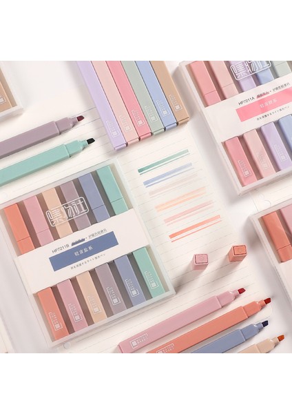 Tuz Serisi B Tarzı Et Yumuşak Ucu Fosforlu Açık Renk Kawaii Işaretleyici Kalem Dıy Fotoğraf Albümü Dergisi Floresan Kalem Öğrenci Kırtasiye (Yurt Dışından) fırsatları