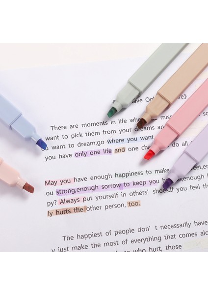 Tuz Serisi B Tarzı Et Yumuşak Ucu Fosforlu Açık Renk Kawaii Işaretleyici Kalem Dıy Fotoğraf Albümü Dergisi Floresan Kalem Öğrenci Kırtasiye (Yurt Dışından) indirimleri