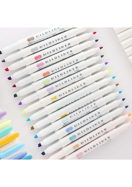 Floresan 5 Adet Tarzı 3 Adet Veya Et Japonya Zebra Hafif Astar Çift Başlı Floresan Kalem Yaratıcı Fosforlu Kalemler Marker Kalem Okul Malzemeleri Kawaii (Yurt Dışından)