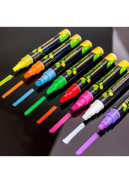 Turuncu Tarzı Ezone Şeker Renk Fosforlu Floresan Kalem Işaretleyici Kalemler Kırtasiye Için LED Yazı Tahtası Boyama Graffiti Ofis Tedarik (Yurt Dışından) modelleri