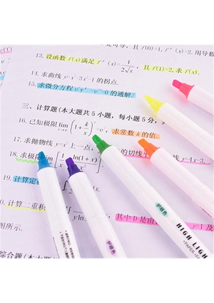 Pembe Tarzı Yüksek Li Olor Fosforlu Marker Öğrenci Okul Ofis Kırtasiye Floresan Sanat Boyama Kalemler Yeni (Yurt Dışından) fiyatları