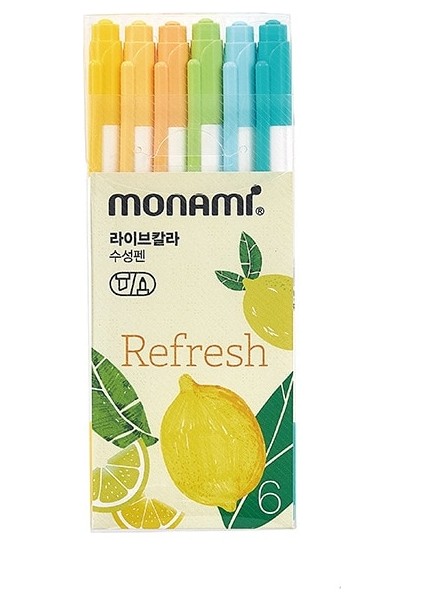 Stili Yenile Monami Kawaii Fosforlu Kalem Pastel Fosforlu Kalem Seti Obliquefineliner Çift Ucu Çizim Kroki Işaretleyiciler Sevimli Okul Kore Kırtasiye (Yurt Dışından)