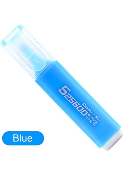 Mavi Stil Comix Yüksek Kapasiteli Fosforlu Kalem Işaretleyici Kalemler Sevimli Kawaii Kırtasiye Malzemesi Papelaria Yazma Öğrenci Ofis Okul Malzemeleri (Yurt Dışından)