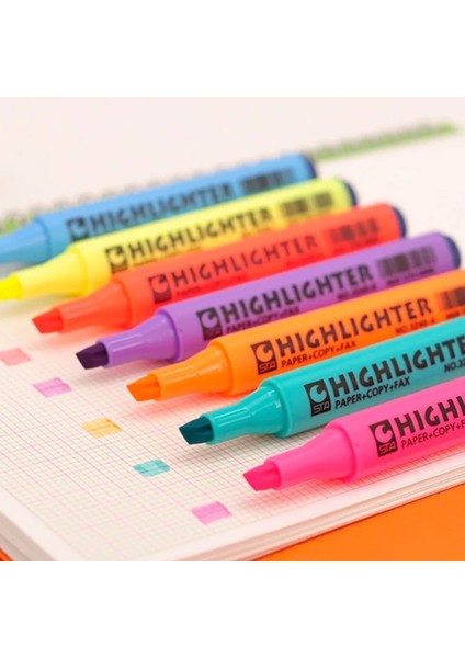 Kırmızı Stil 8 Renk Sta Gle Kafa Işaretleyici Kalem Kafa Kalem Not Kalem Vurgu Işaretleyici Işaretleme Öğrenci Sanat Fosforlu Kalem (Yurt Dışından) fiyatları